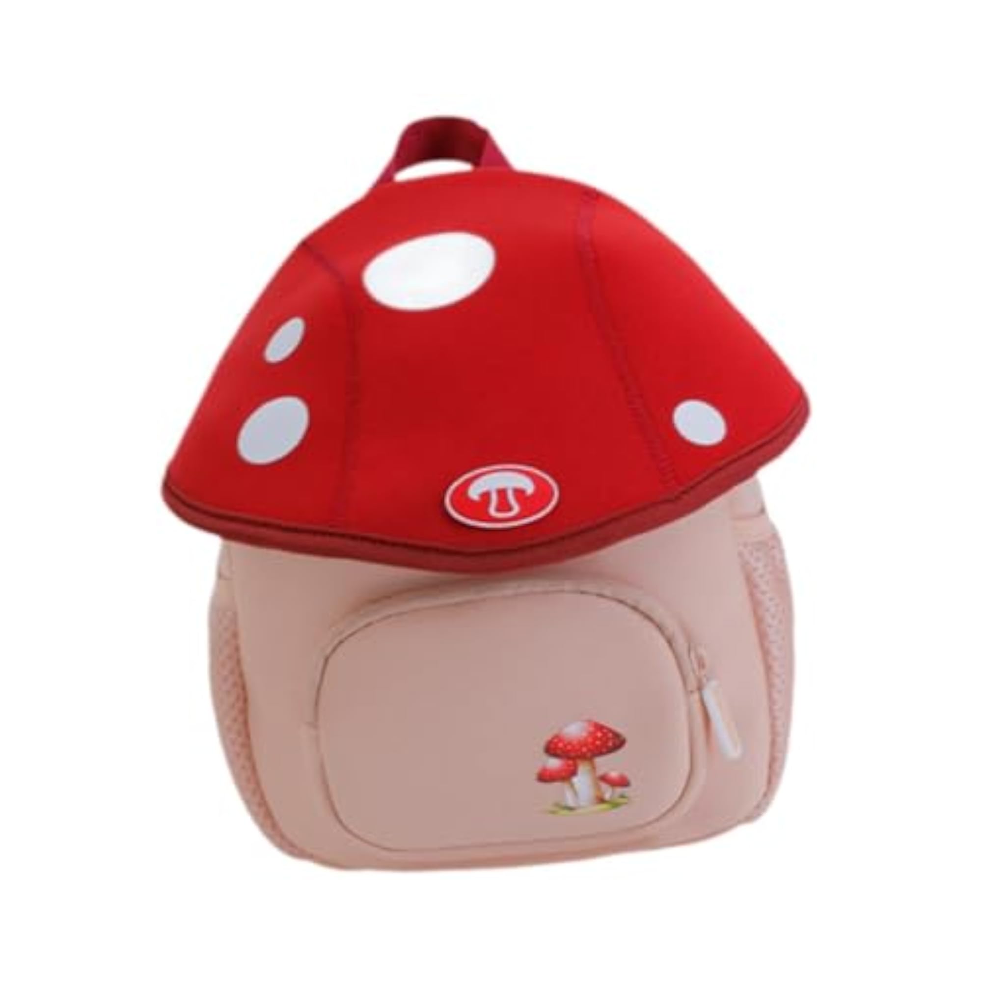 Kids Adorable Fashion Backpack with Zipper, Red